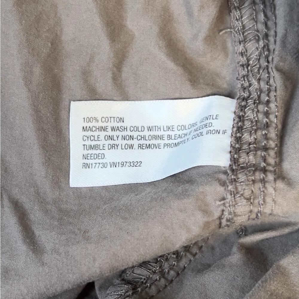 Women’s Mid Rise Cargo Pants Pewter Gray Size XXL - Wild Fable - Picture 7 of 7